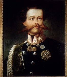 Portrait of Victor Emmanuel II by Gerolamo Induno. Museo del Risorgimento. Milan. by Gerolamo Induno