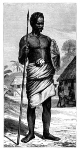 Malagasy Warrior, 19th Century by Gerome Staal