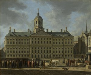The Town Hall on Dam Square, Amsterdam, 1672