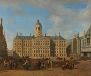 The City Hall on Dam Square in Amsterdam