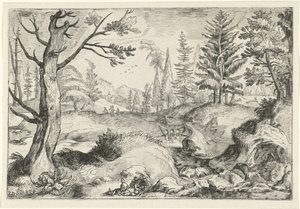 Landscape with Stream (Landscapes) by Gerrit Gauw