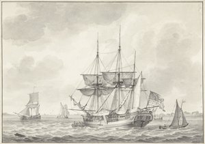 The American Ship Harmony Baltimore by Gerrit Groenewegen