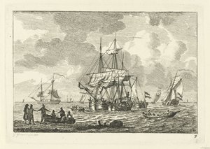 Seascape with Three-Master