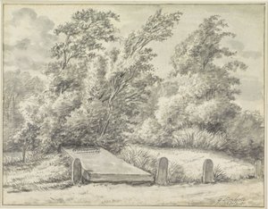 Grave of Johannes Jelgerhuis Rienksz. by Gerrit Lamberts