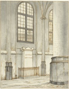 Tomb Monument of J.M. Kemper, in the Pieterskerk in Leiden