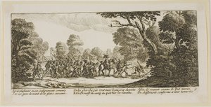 Discovery of the Criminal Soldiers, plate nine from The Large Miseries of War
