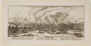 The Battle, plate three from The Large Miseries of War by Gerrit Lucasz van Schagen