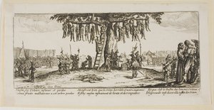 The Hanging, plate eleven from The Large Miseries of War by Gerrit Lucasz van Schagen