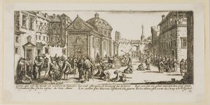 The Hospital, plate fifteen from The Large Miseries of War