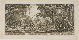 The Peasants Avenge Themselves, plate seventeen from The Large Miseries of War by Gerrit Lucasz van Schagen