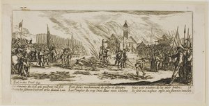 The Stake, plate thirteen from The Large Miseries of War by Gerrit Lucasz van Schagen