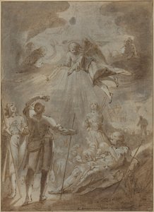 Annunciation to the Shepherds by Gerrit Pietersz Sweelink