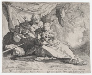 The Rest on the Flight into Egypt by Gerrit Pietersz Sweelink