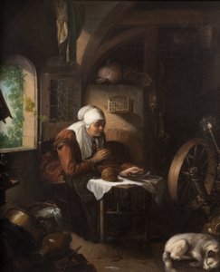 Grace Before Meat by Gerrit Dou