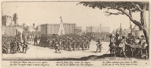 Recruitment of Troops by Gerrit van Schagen after Jacques Callot