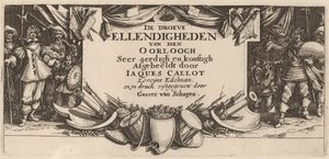 Title Page by Gerrit van Schagen after Jacques Callot