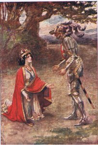 The Red Cross Knight Was Completely Overcome, Stories from the Faerie Queen Published by George Harrap and Company