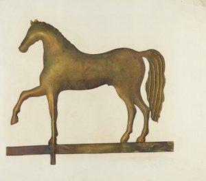 Weather Vane Horse by Gertrude Koch