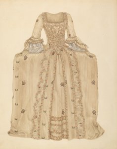 Brocaded Silk Dress by Gertrude Lemberg