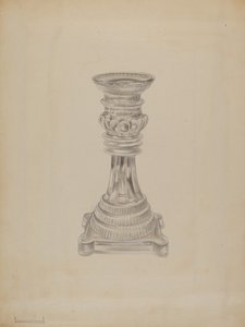 Candlestick, 1935-1942 by Gertrude Lemberg