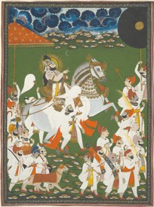 Maharana Bhim Singh in Procession by Ghasi
