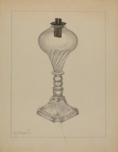 Lamp, c. 1937 by Giacinto Capelli