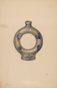 Ring Bottle, c. 1940 by Giacinto Capelli