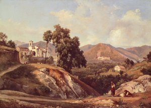 Campania Region Landscape by Giacinto Gigante