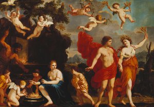 Without Bacchus and Ceres, Venus Freezes by Giacinto Gimignani or Gemignano