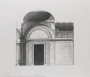 Cabinet Design for the Duke of Serracapriola in Petersburg by Giacomo Antonio Domenico Quarenghi