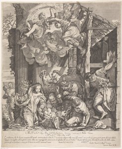 Adoration by the Shepherds by Giacomo Barri