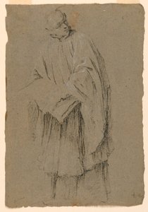 A Young Priest by Giacomo Cavedone
