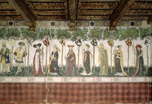 The Nine Worthies and the Nine Worthy Women (detail) by Giacomo Jaquerio