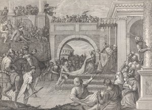Doge Enrico Dandolo Crowns Baldovino the First Emperor of the Latin Empire of Constantinople