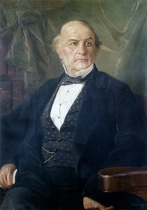 Portrait of William Ewart Gladstone. British politician (1809 to 1898). Painting by Mantegazza. Milano Museo del Risorgimento by Giacomo Mantegazza