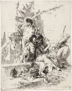 Punchinello gives counsel from the series 