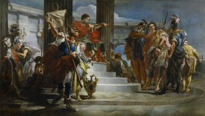 Scipio Africanus Freeing Massiva by Giambattista Tiepolo