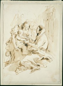 The Holy Family, Saint Joseph with a Book by Giambattista Tiepolo