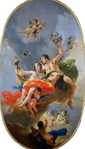 The Triumph of Zephyr and Flora, ca. 1735 by Giambattista Tiepolo