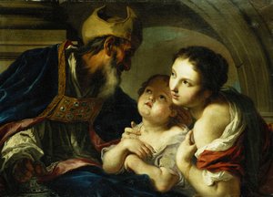 Saint Nicholas of Bari with Two Children