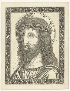 Head of Christ with Crown of Thorns in a Frame