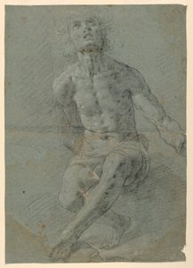 Study for a Male Nude by Gian Giacomo Barbelli