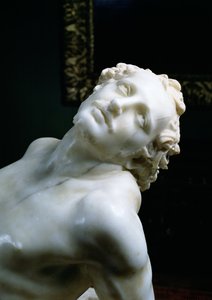 Martyrdom of St. Lawrence, Head of the Saint (detail)
