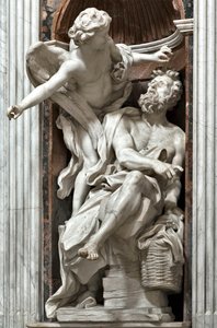 The prophet Habakkuk and the angel