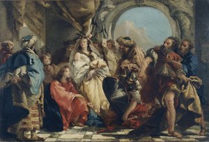 Christ and the Woman Taken in Adultery by Giandomenico (1727 1804) Tiepolo