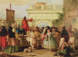 The Charlatan by Giovanni Domenico Tiepolo
