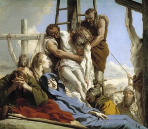 The Descent from the Cross by Giandomenico  Tiepolo