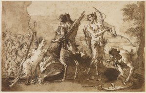 Satyrs and Satyresses in a Landscape, c.1770