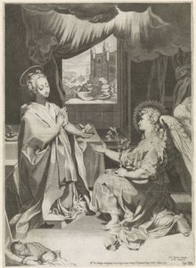 Annunciation by Gijsbert Van Veen