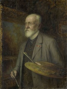 Johannes Gijsbert Vogel (1828-1915), Painter by Gijsbertus Derksen